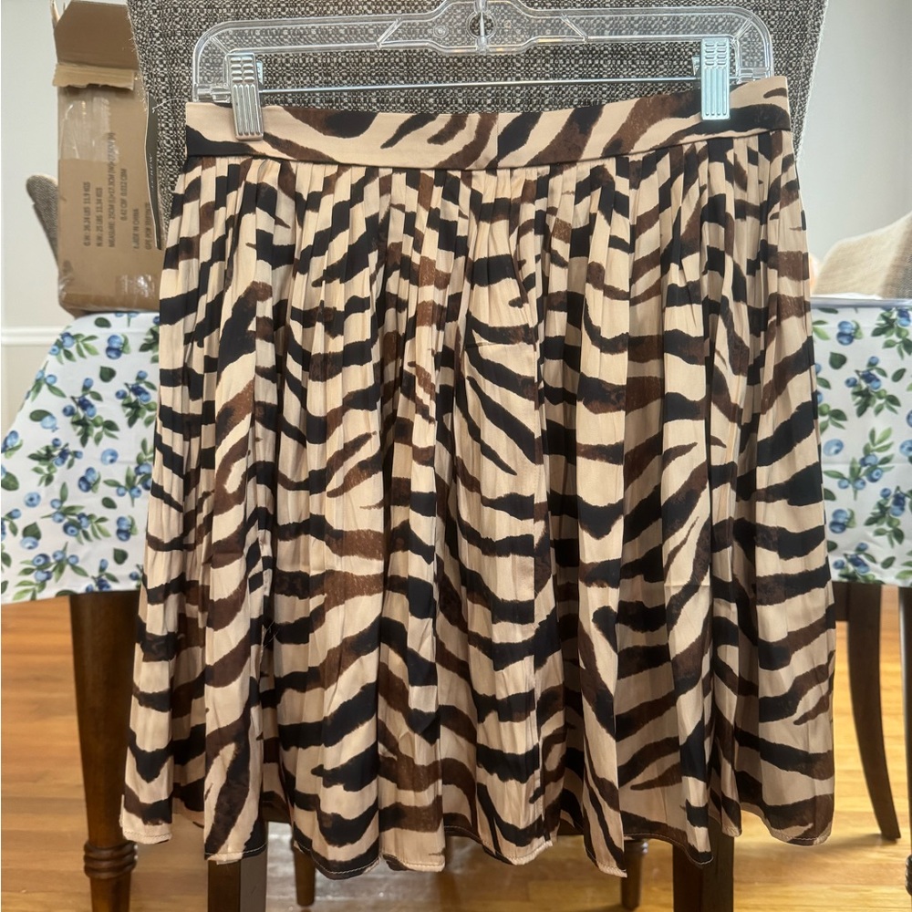 NWT animal print mini skirt from JCrew